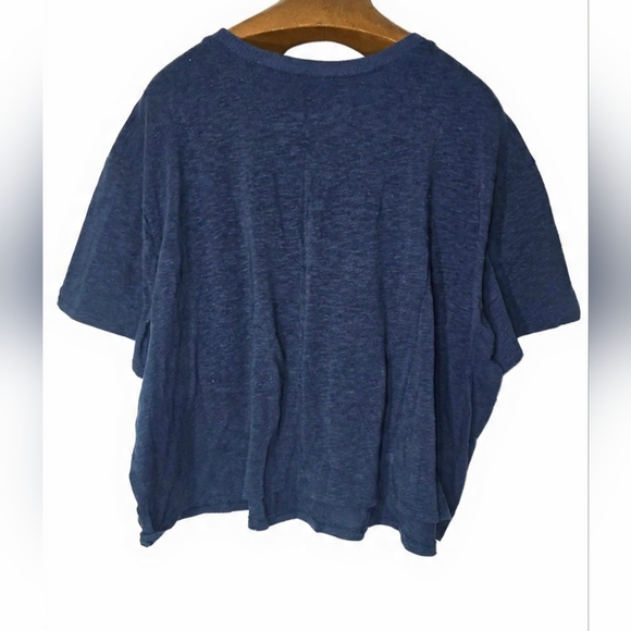 Navy Blue Wizard of Oz Graphic Crop Top - Picture 3 of 6